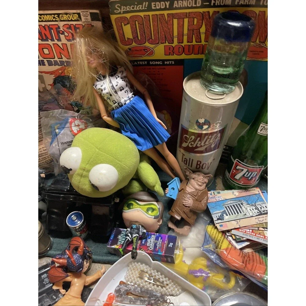 Mixed Lot of Junk Drawer Toys McDonald’s Coins Silver Collections  READ